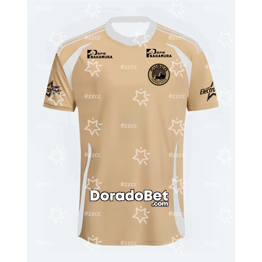 

25-26 Cusco FC домашний футбольный трикотаж, тренировочный костюм для соревнований, осенняя спортивная футболка с 3d принтом, быстросохнущая мужская футболка, детская одежда