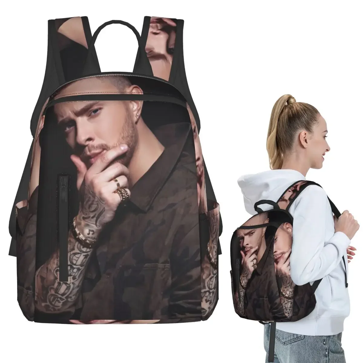 Custom Egor Kreed Russian Rapper Backpack Student BookBag Children School Bag Laptop Shoulder Bags Boys Girls