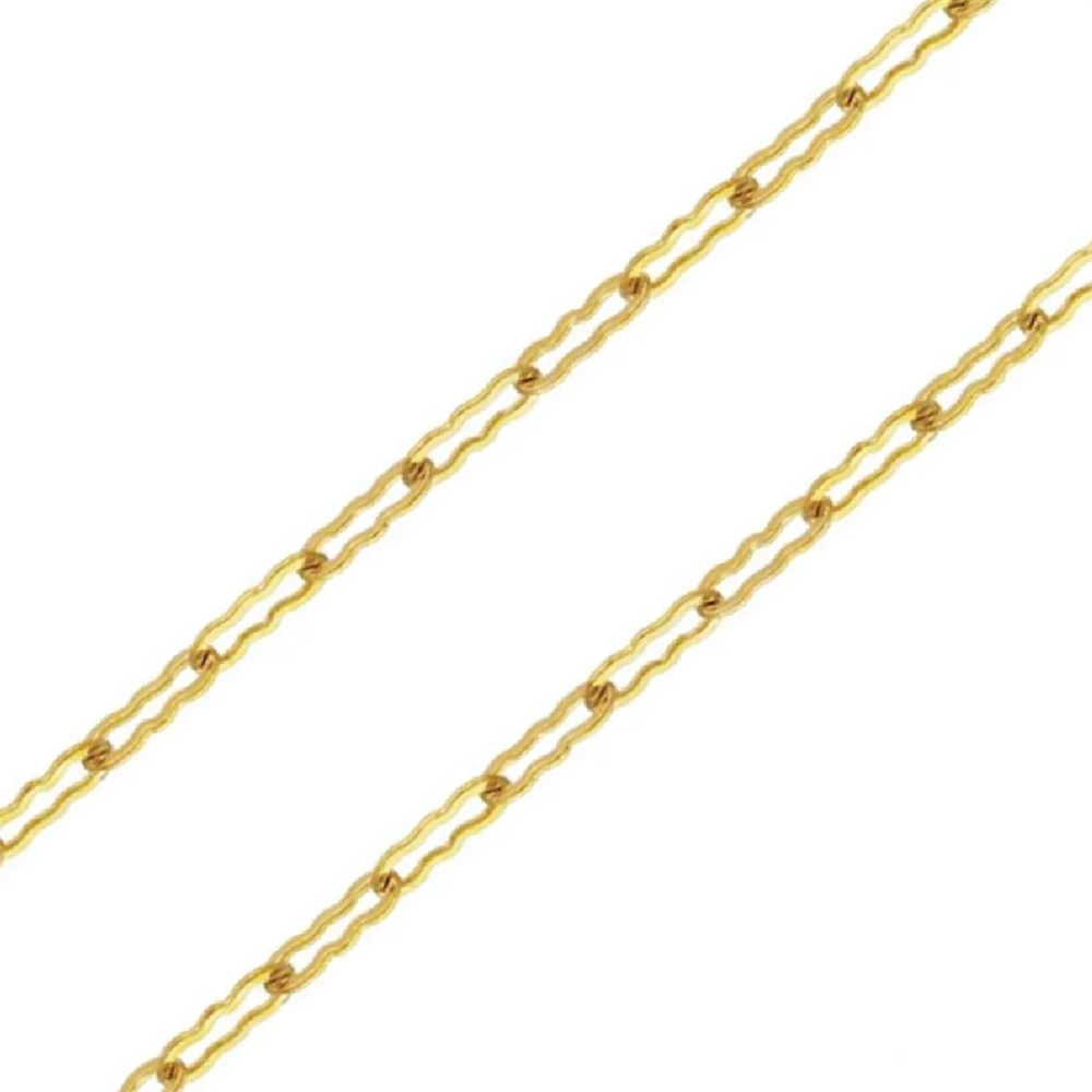 

14K Gold Filled Bulk Unfinished Krinkle Chain for Necklace Bracelet Footage 3.28ft(approx 1m)