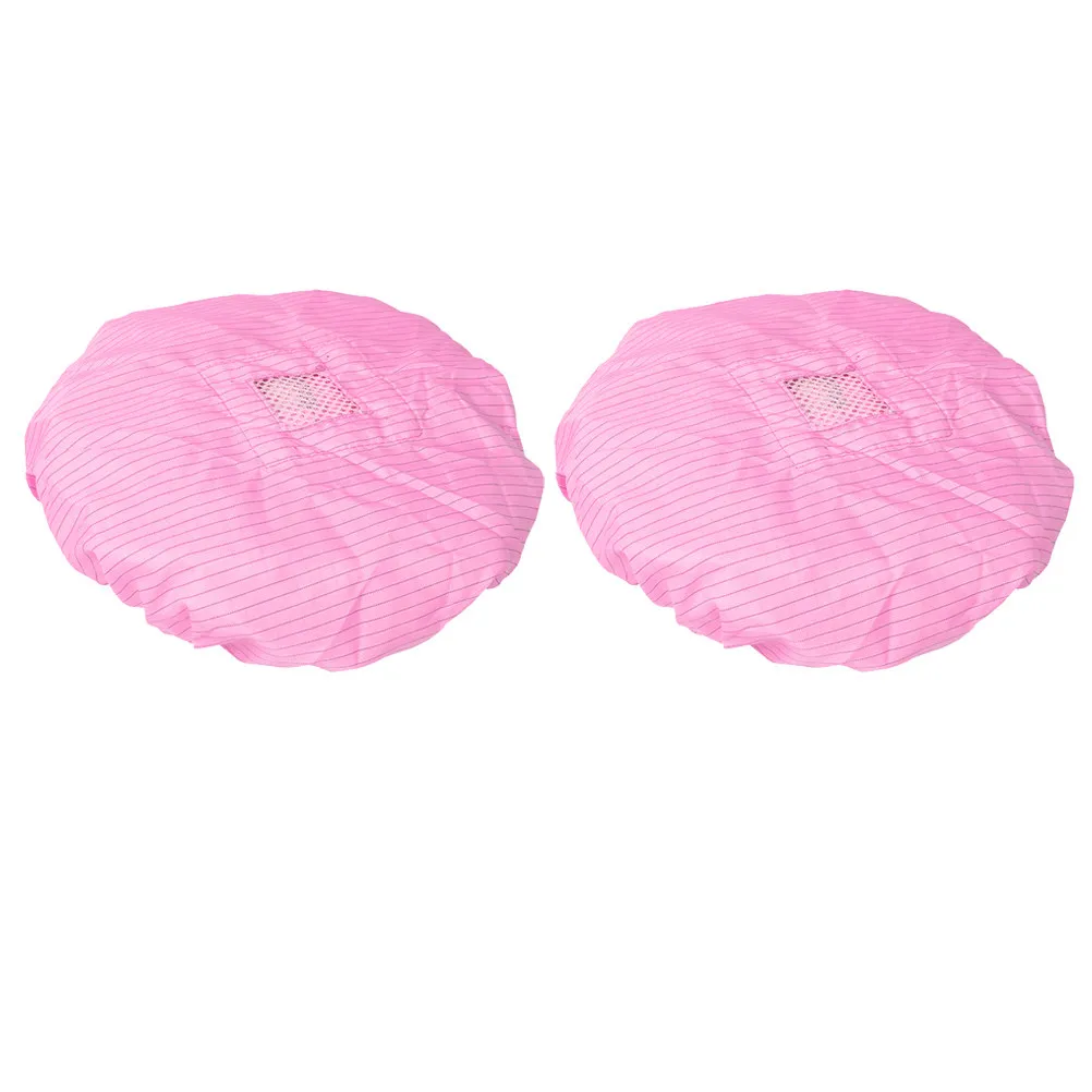 4 pcs Anti-Static Chef Hat Breathable Polyester Reusable Workshop Cap For Electronics Food Factory Work Adults Working Cap view 5