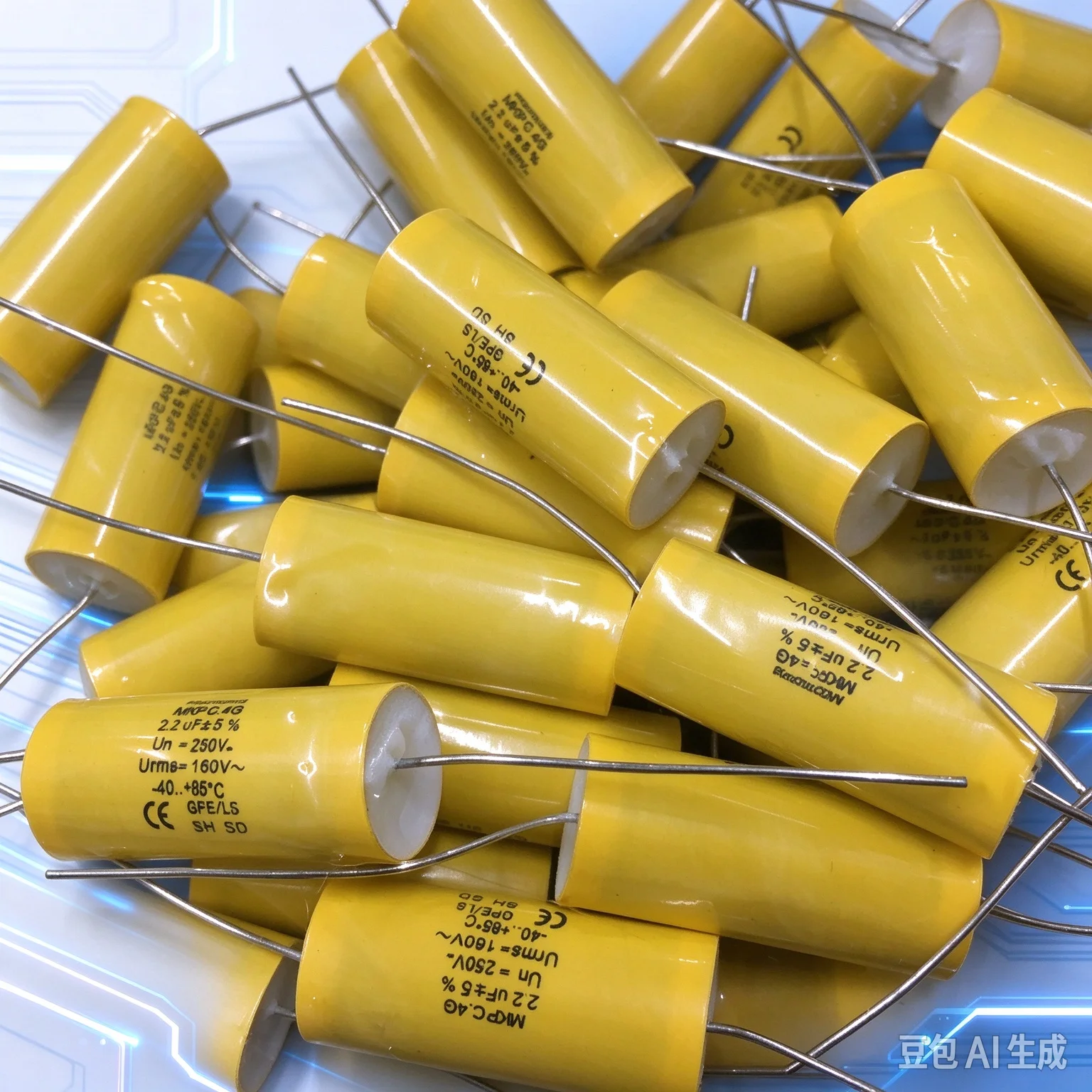 20pcs  Capacitor 2.2uF 250V MKP for Audio Coupling Crossover