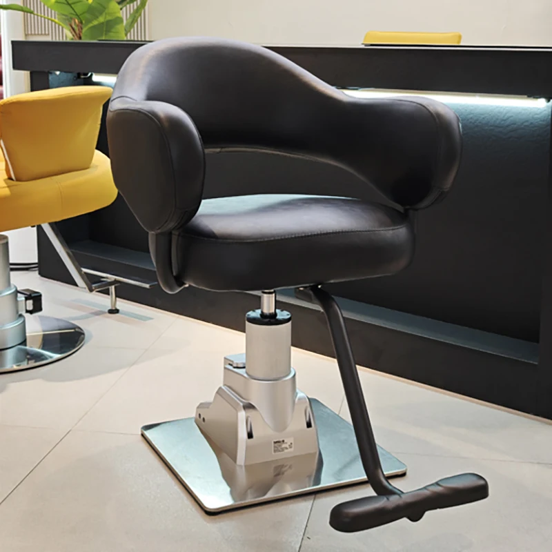 Salon Chair Hair Stylist Barber Chair Professional Hydraulic Reclining Swivel Stool Beauty Equipment Cadeira Barbeiro Furniture