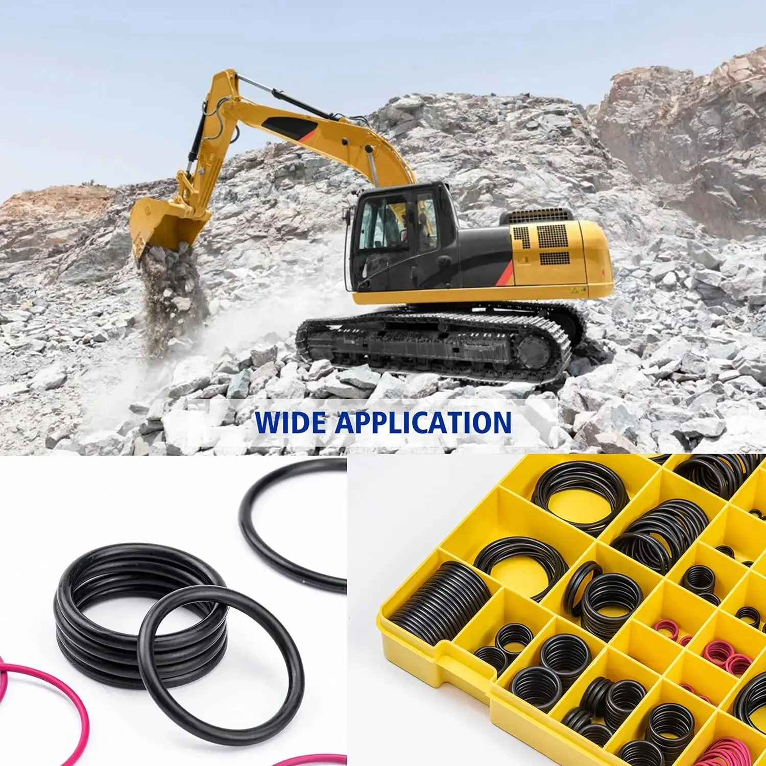 O-ring 4C-4782 4C4782 Seal Hydraulic Nitrile 90 For Caterpillar Excavator 2701528 O Ring Kit High Quality Repair Rubber Gaske