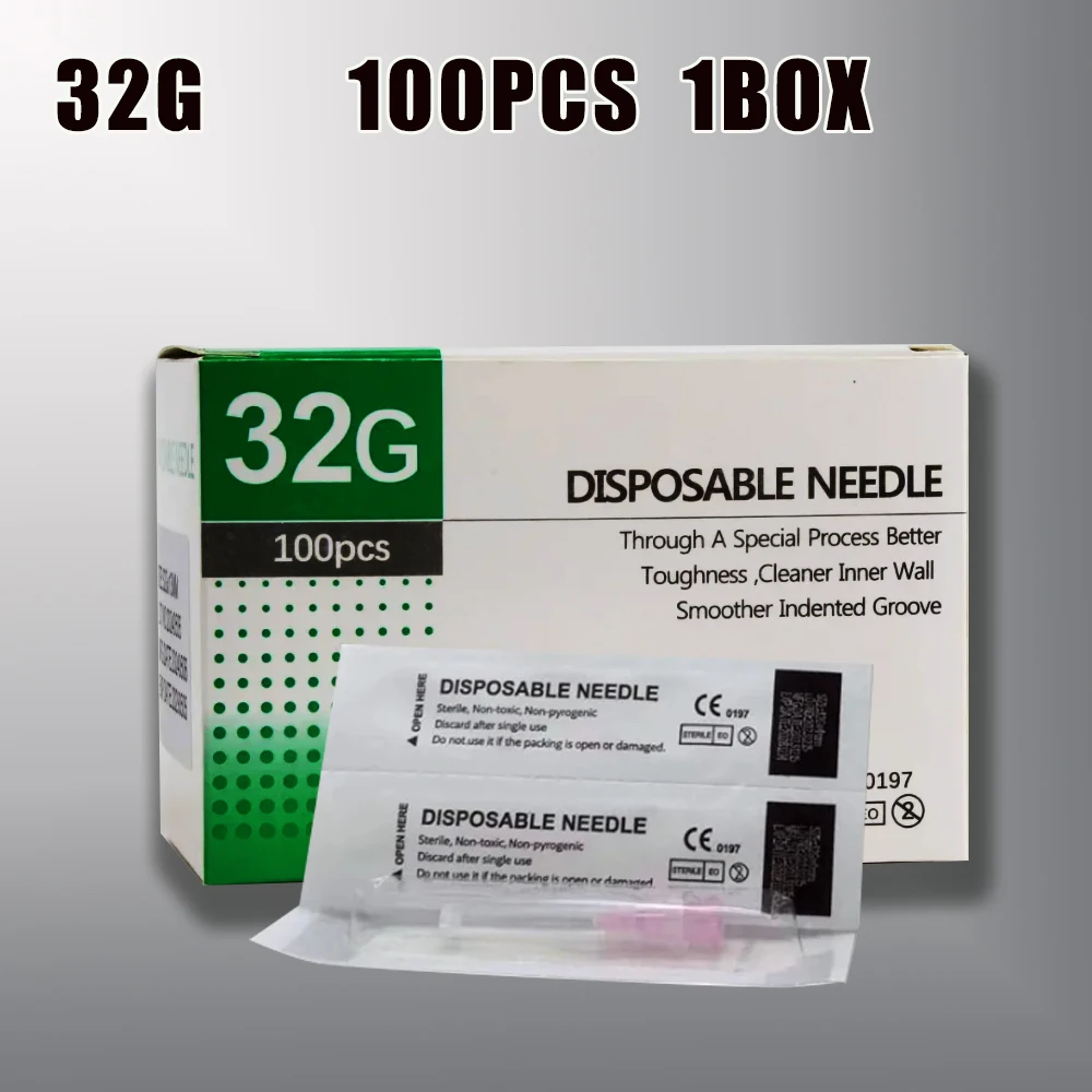 

Медицинские иглы-шприцы для безболезненной косметологии: 30G 13мм, 32G 13мм, 33G 4мм, 33G 8мм, 18G 30мм, 34G 4мм – ультратонкие инструменты для подтяжки век