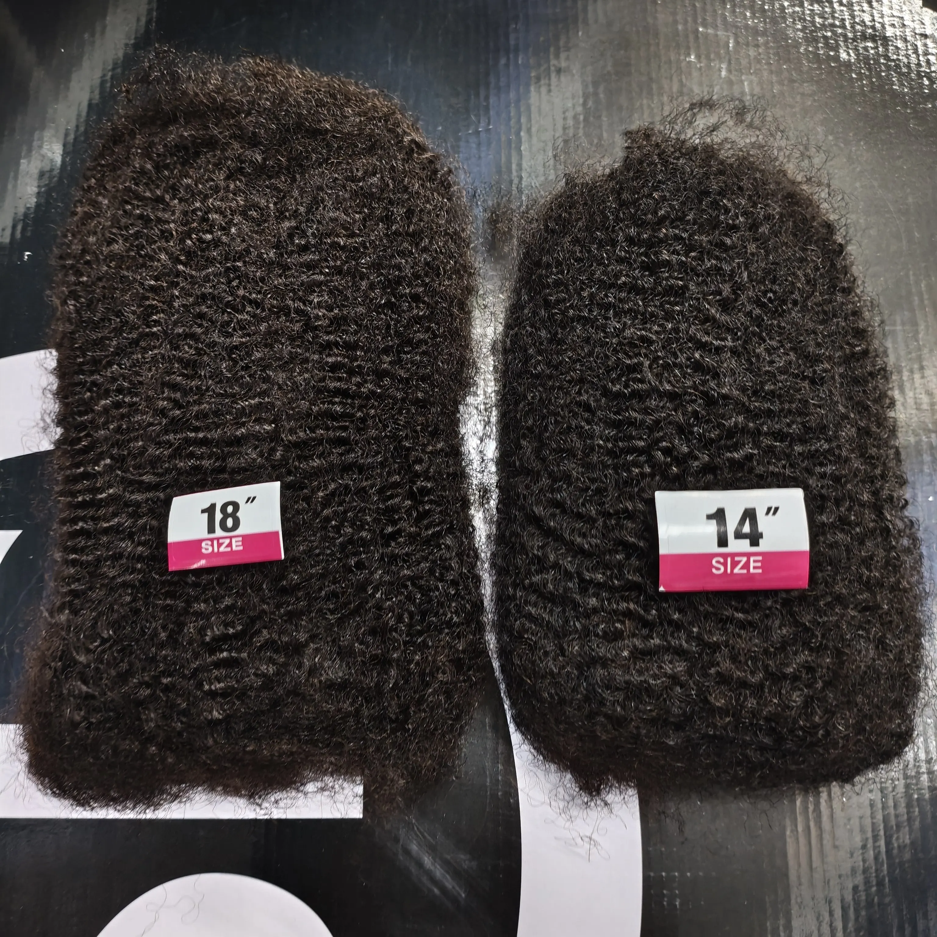 Afro Kinky 4C Curly Bulk Crochet 100% Human Hair 50g/Pack Soft Hair for Locs Repair Dread Extensions Mini Twists Braids