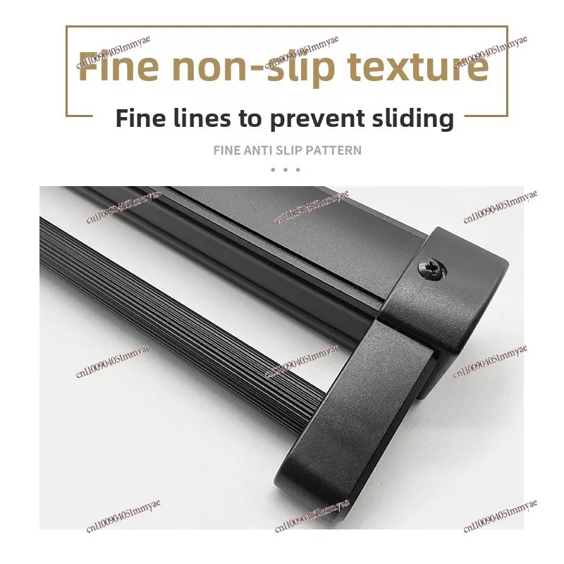 Pull-up pants rack aluminum alloy telescopic slide rail clothes hanger
