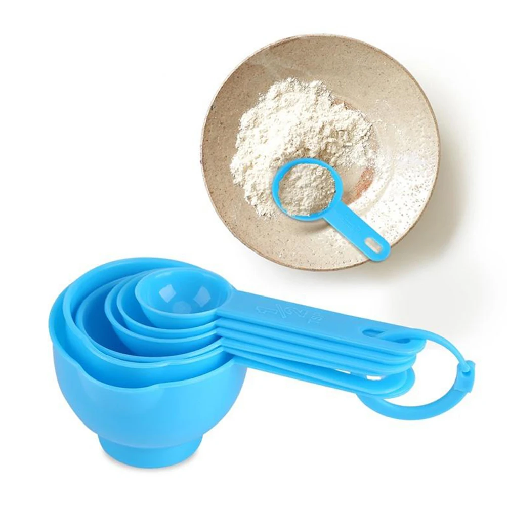 

14 Pcs Measuring Cups Spoons Set Kitchen Tools Graduated Beaker Plastic Kit Accurate Food Grade Easy Wash Dishwasher Safe
