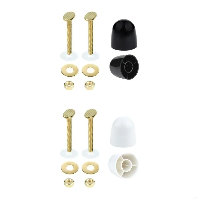 581E Toilet Fastener Set Corrosions Resistant Copper Bathroom Hardware