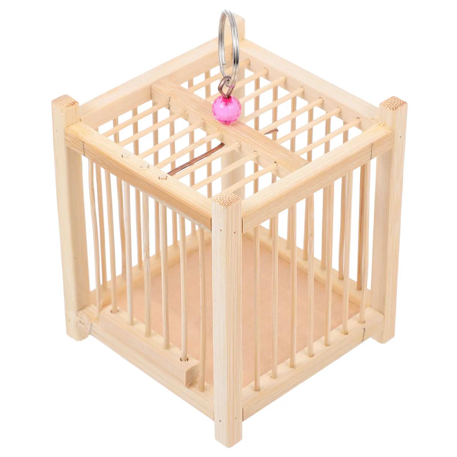 

Bamboo Cricket Portable Grasshoppers Small Insects Storage For Home Hand-Made Hanging Carrier Reusable Outdoor