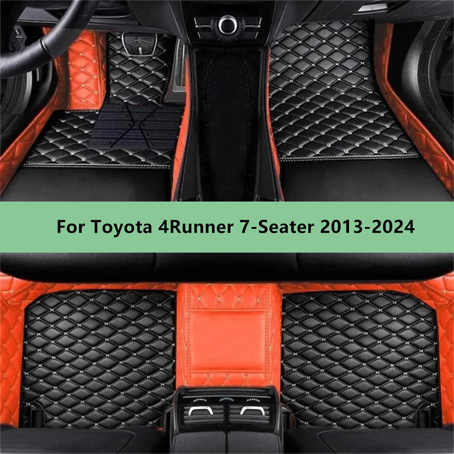 

Car Floor Mats For Toyota 4Runner 7-Seater 2013-2024 Floor Mats For Men Women Car Interior Accessories