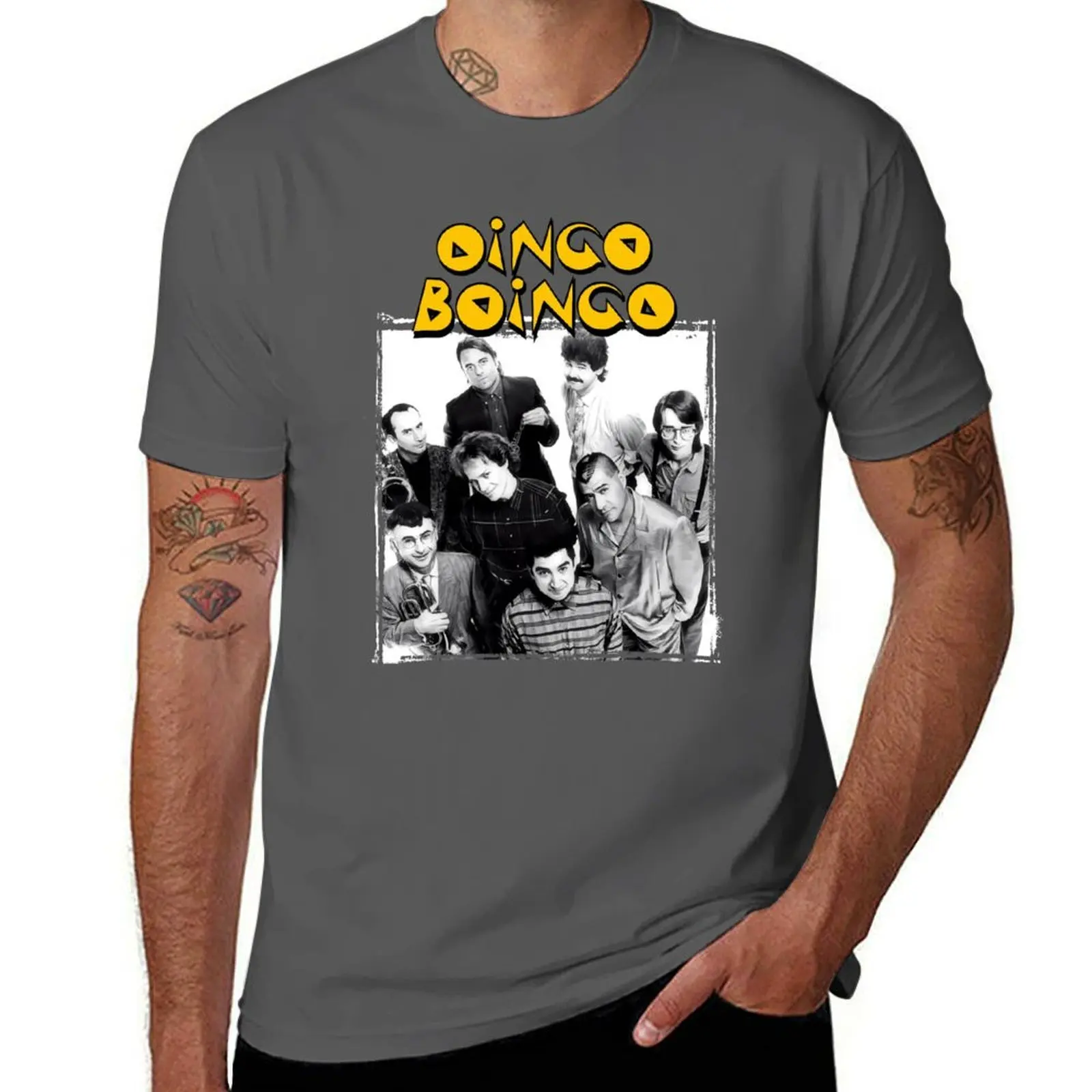 

Oingo Boingo T-Shirt Plus Size Solid Color T-Shirt