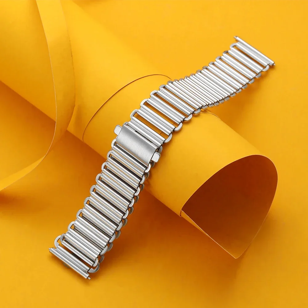 20mm 316L High Quality Stainless Steel Watchband Bonklip bracelet Strap Vintage Band Quick Detach bracelet Metal Universal strap