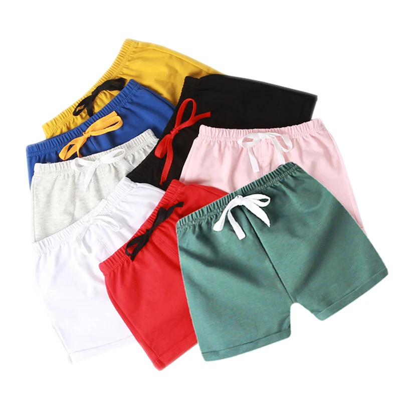 New Summer Baby Boys Girls Pants Cotton Toddler Boy Shorts Casual Cute Shorts for Baby Solid Color Kids Short Pants Toddler