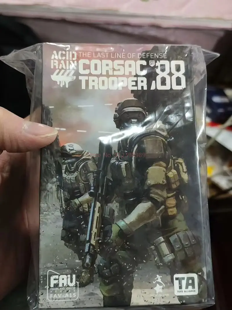 حمض حرب المطر 1/18 مقياس ذكر الجندي FAV-A29 تمارا مراسل الحرب دعوى FAV-A15 Corsac جندي مجموعة 3.75 بوصة عمل الشكل #6