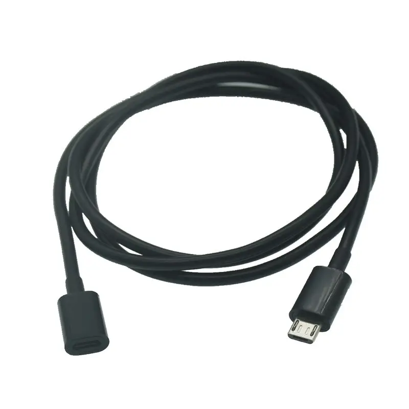 Full Connection 5Pin Micro USB Male To Female USB2.0 Short Data Charging OTG Cable Converter Extension Adapter 10cm 25cm 1.5m 2m