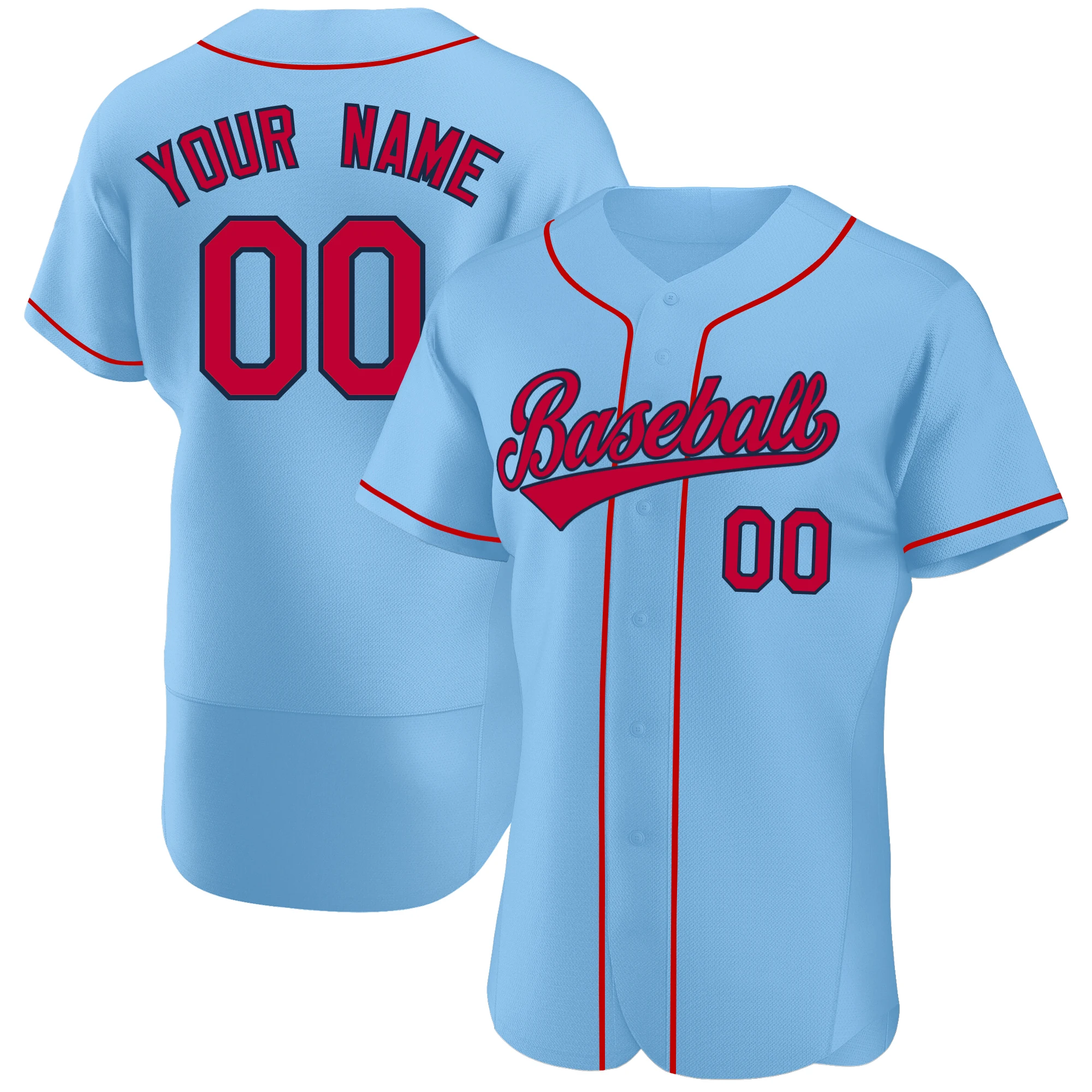 Maillot de baseball personnalisé pour adultes et enfants, uniformes de softball doux et respirants, nom et chiffres de l'équipe entièrement sublimés, extérieur et intérieur