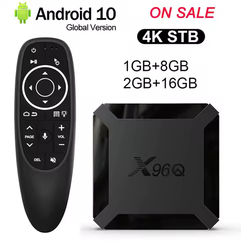 Fast Shipping X96Q Android 10.0 Smart TV BOX 2GB 16GB Allwinner H313 Quad Core 2.4G WIFI 4K VS X96 Mini Set Top Box 1GB 8GB