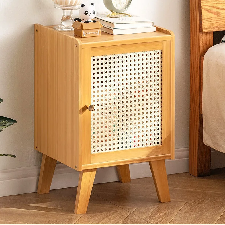 Nightstand Modern Simple Bedroom Multi-functional Small Cabinet Storage Cabinet Simple Storage Cabinet Bedside Shelf