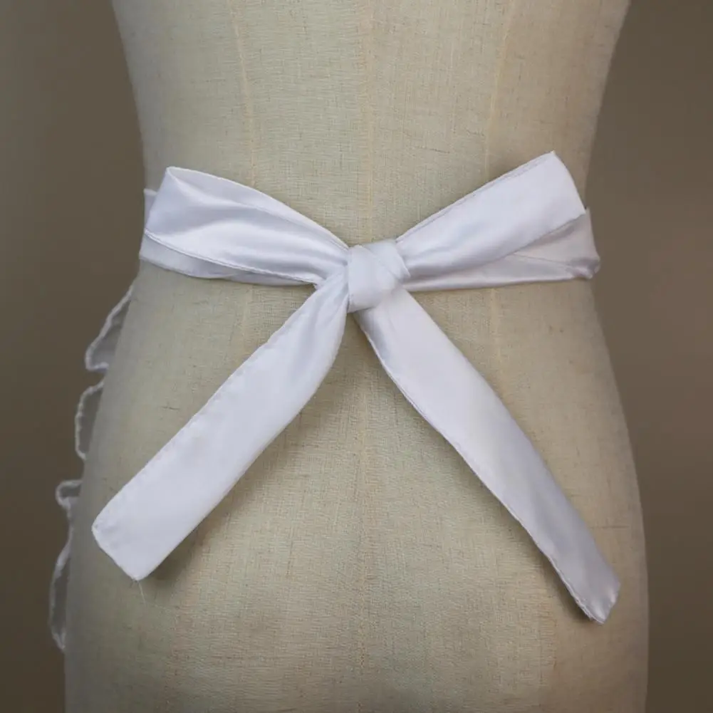 Tablier de Cosplay de demoiselle d'honneur, demi-tablier blanc à volants, Costume de cuisine, tablier de taille pour filles, pour événement de Cosplay, accessoire de fête à thème