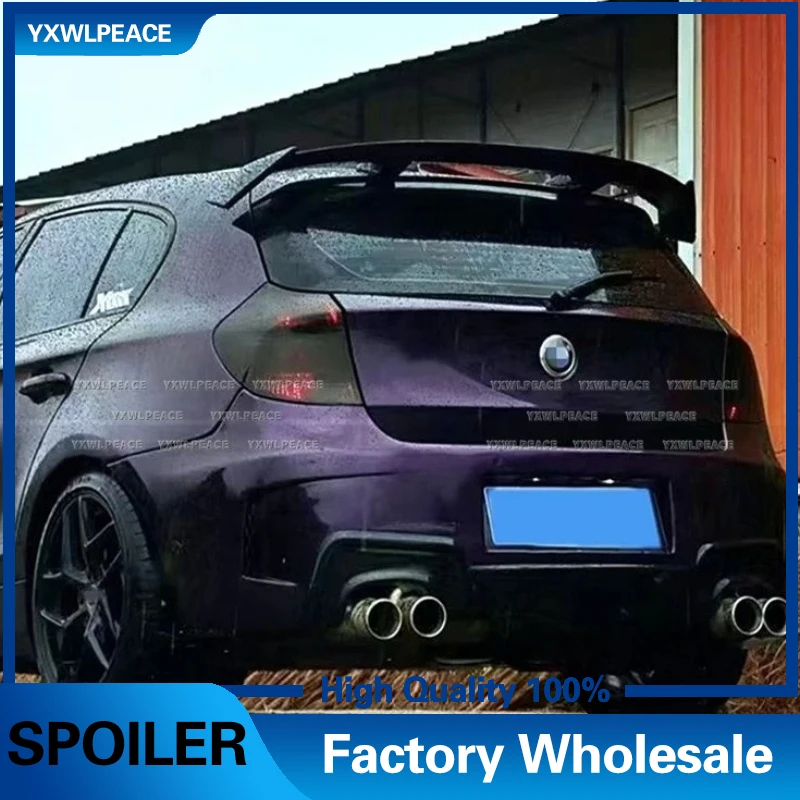 Image of Dachspoiler für BMW 1er E87 F20 F21 116i 120i 118i M135i Schrägheck 2004-2017 2018 ABS Glänzend Schwarz Heckflügel