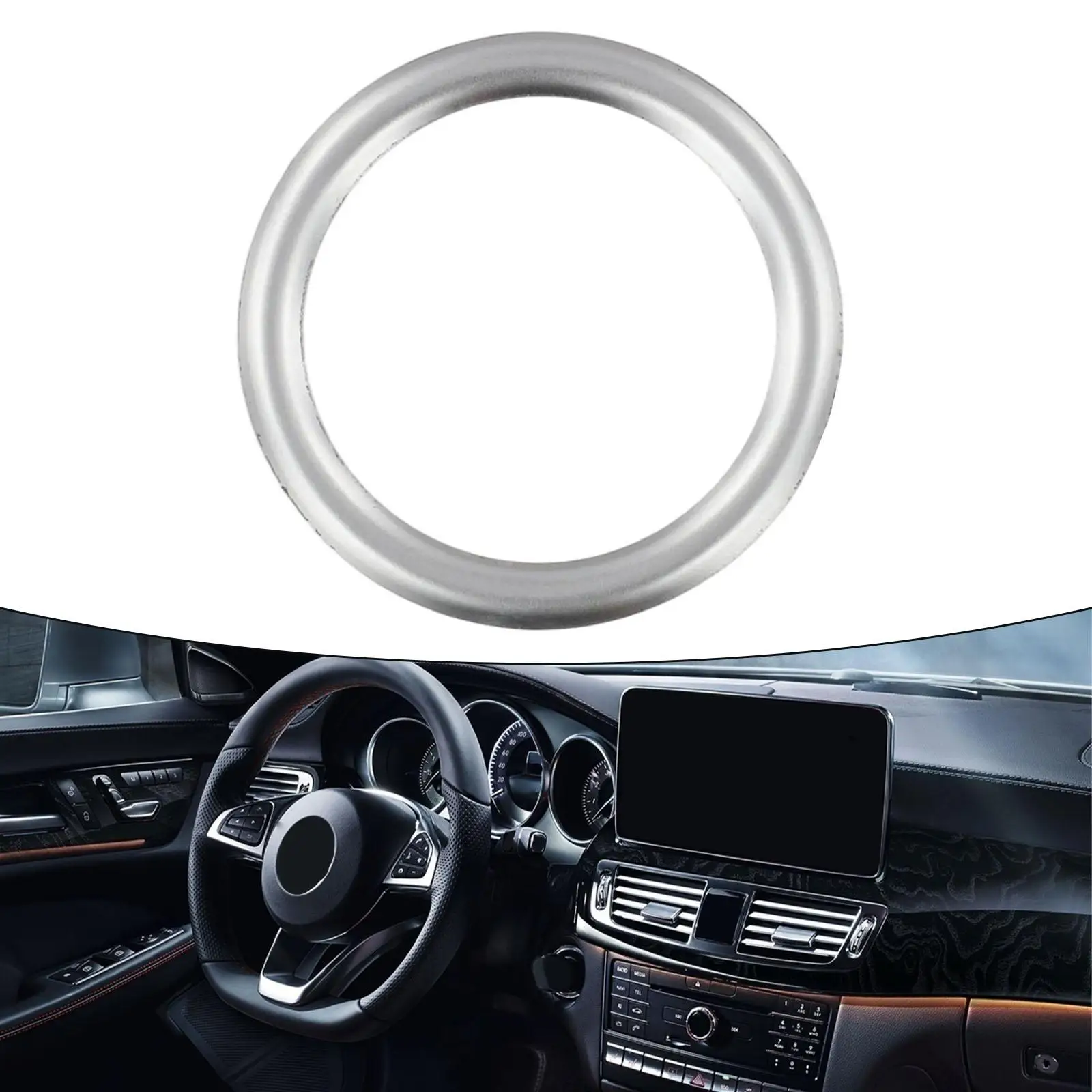Stainless Steel Keyhole Cover Trim Compatible With For Mercedes-For W204 W212 C218 X204 Interior Components