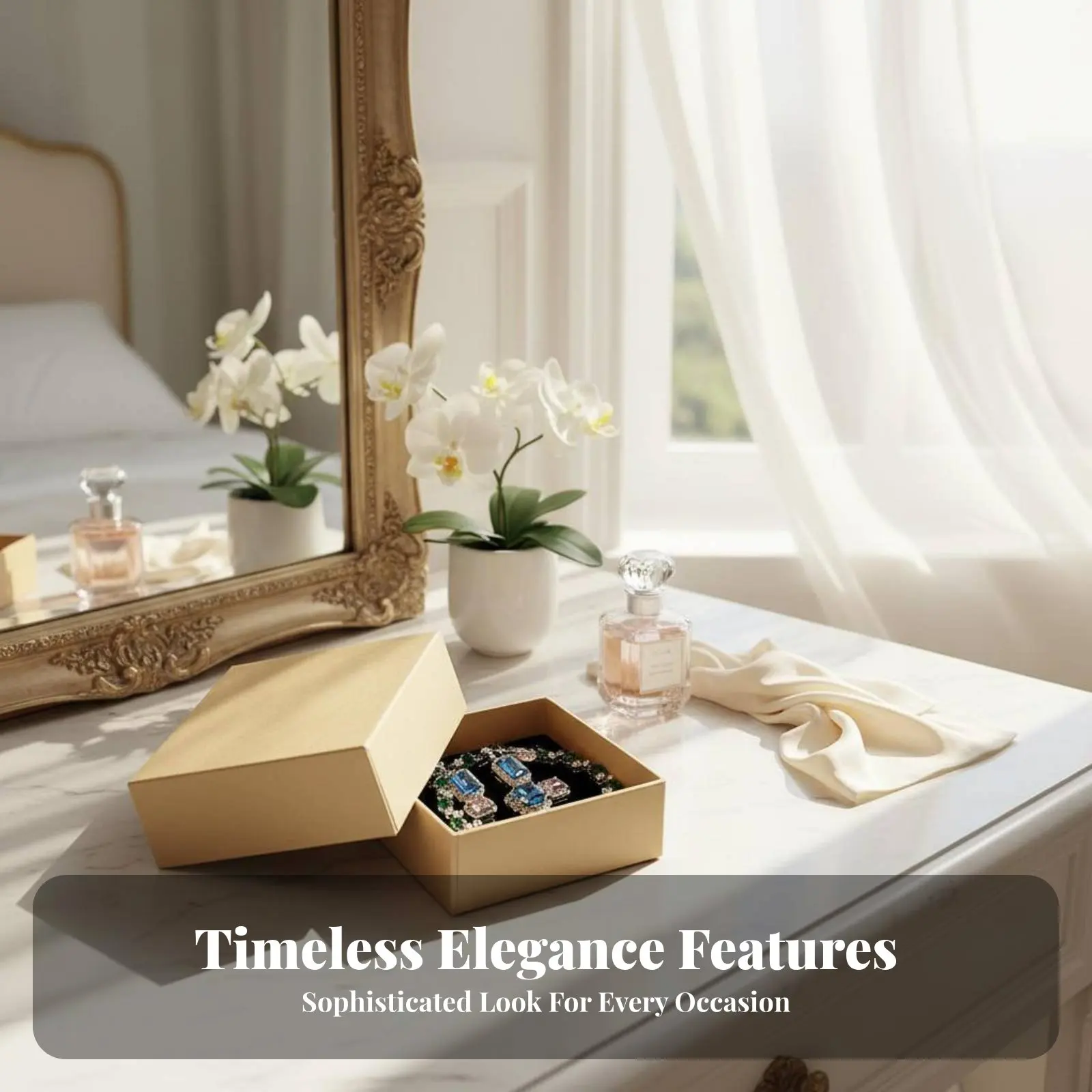 

Jewelry Packaging, Plush Interior, Rectangular Lid, For Necklace, Ring, Earring, Gift Display, Random Design