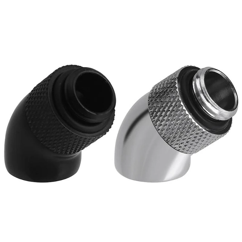 A13E-G1/4 Screw Thread 45 Degree Elbow Rotary Brass- Adapter Male To Female Connector Fitting Computer Pc Water Cooling System