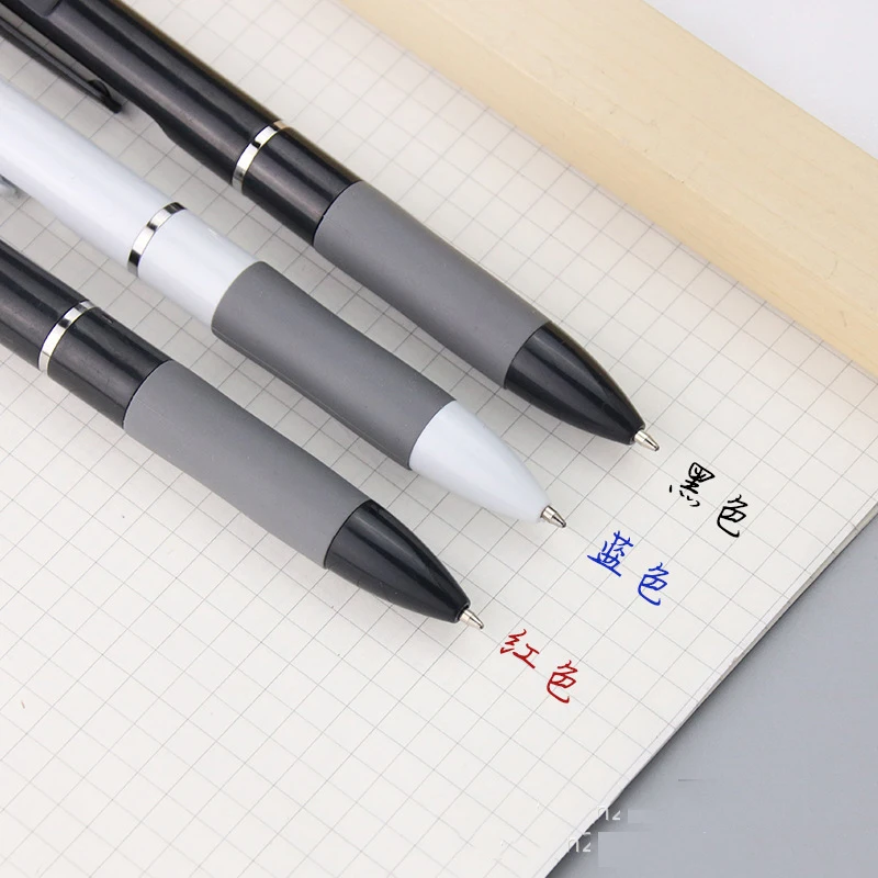 

100Pcs 3 Colours Refill Ballpoint Pen Advertising Pen Custom Logo Printable Gift Pens Manufacturer Wholesale Stationery