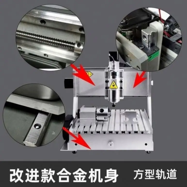 ANDUUK DIY Engraving Machine a B Rotation CNC Rotary Table 5 Axis CNC 5th Axis