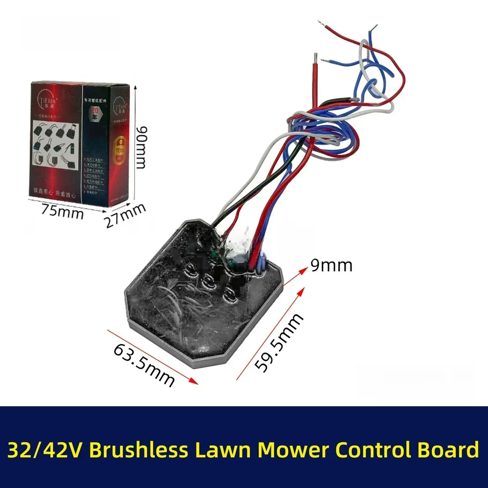 

Запасная плата управления для бесщеточного триммера 32В, 36В, 42В с LED-индикацией и проводами
