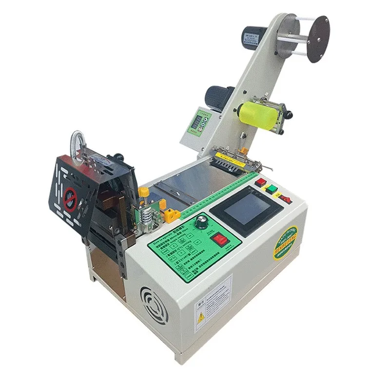 Touch screen automatic webbing cutting equipment cutting machine cutting machine round knife