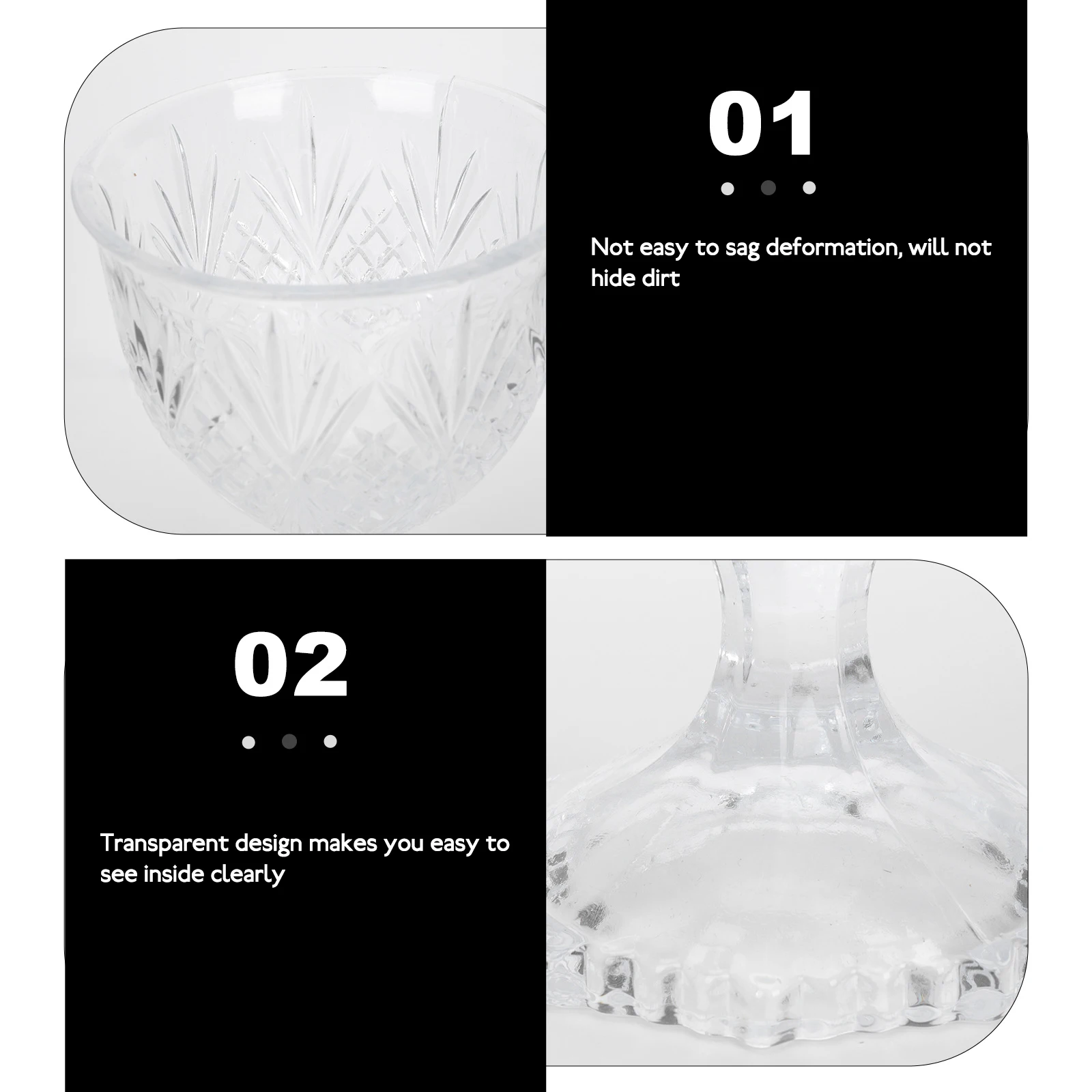 

1Pcs Glass Candy Jar Transparent Sealed Storage Canister Household Party Decoration Candy Holder Glass Sealed Storage Jar