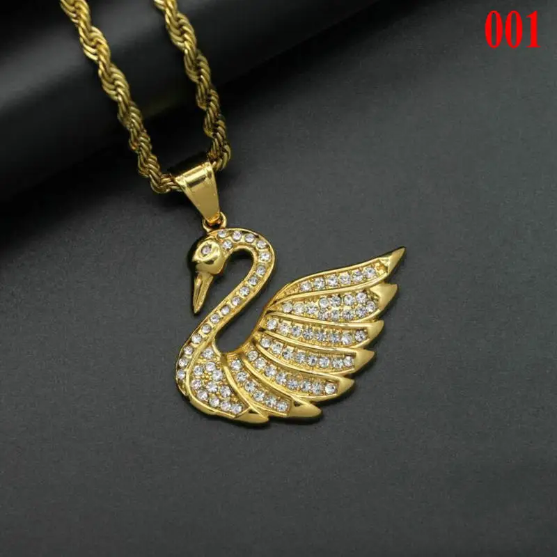 

Stainless Steel Full Diamond Cygnet Pendant 316 Stainless Steel Image Sweet Full Diamond Swan Pendant