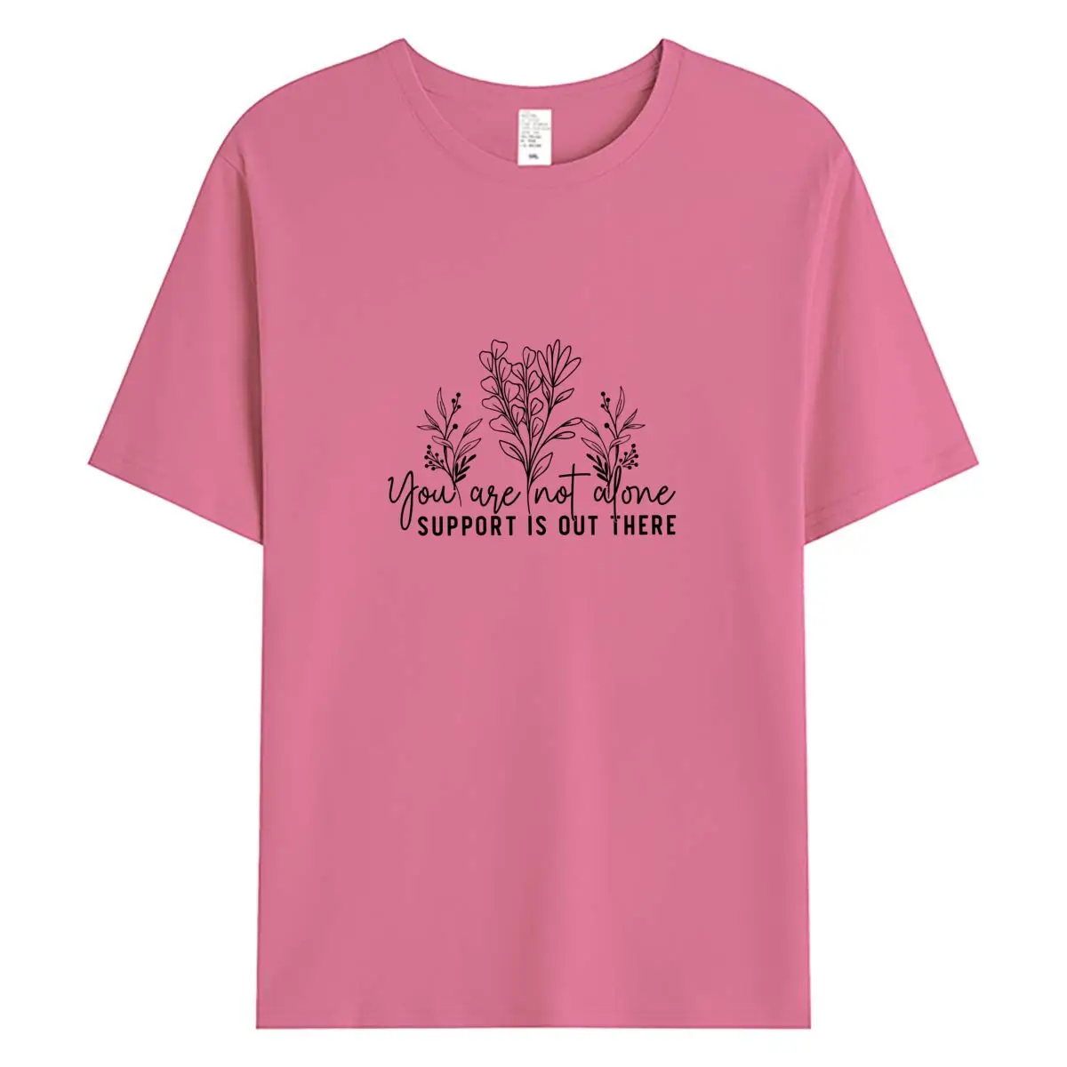 

Women's Cotton T-shirt Fashion Positive Attitude Graphic T Shirts Oversized Short Sleeve Tee Tops Summer Female Tshirt Clothes