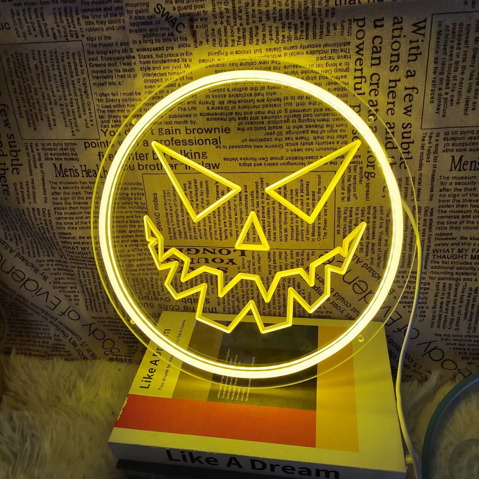 Halloween Pumpkin Neon Sign Decorations Neon Led Signage For Game Room Outdoor Bar Club Party Supplies Neon Sign Wall Decoration