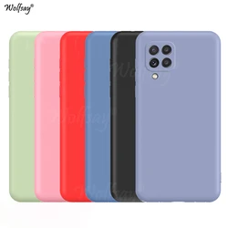 Silicone Soft Case For Samsung Galaxy A22 Cover For Samsung A22 Case Rubber Protector Case Galaxy A22 A12 A52 A72 A32 M51 M31S