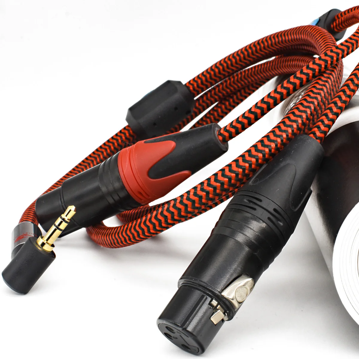 Premium Audio Cable Angle 3.5mm Mini Jack to Dual XLR 3 Pin Female for Mixer AMP PC 3.5 to 2*XLR Shielding Cable 1M 2M 3M 5M 8M