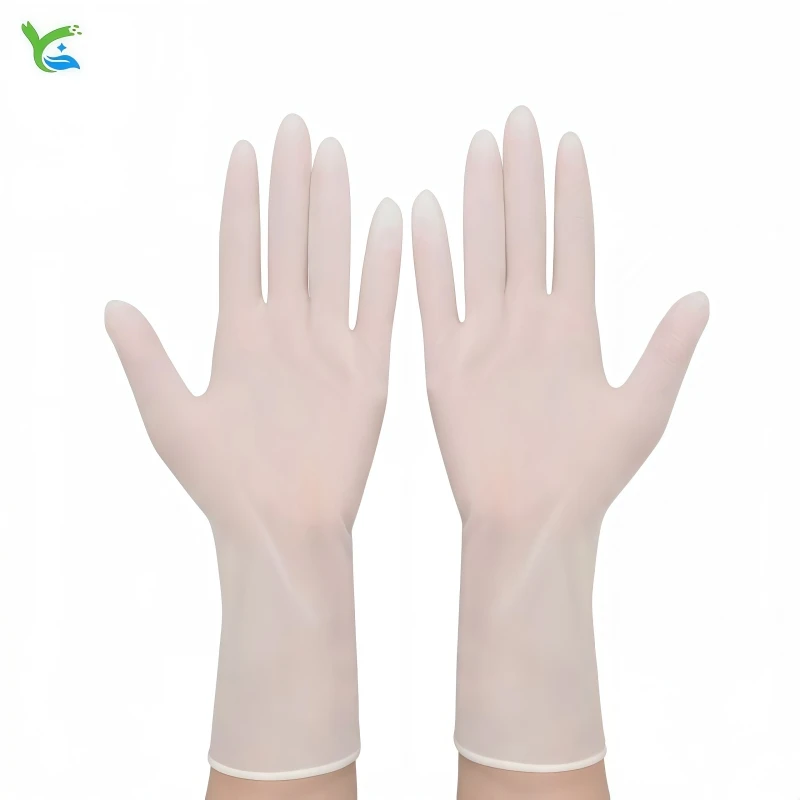 12 Inch Lengthened Thickened Nitrile Gloves Food Grade Durable Household Cleaning Pet Bathing Rubber Gloves Skin-Friendly Gloves