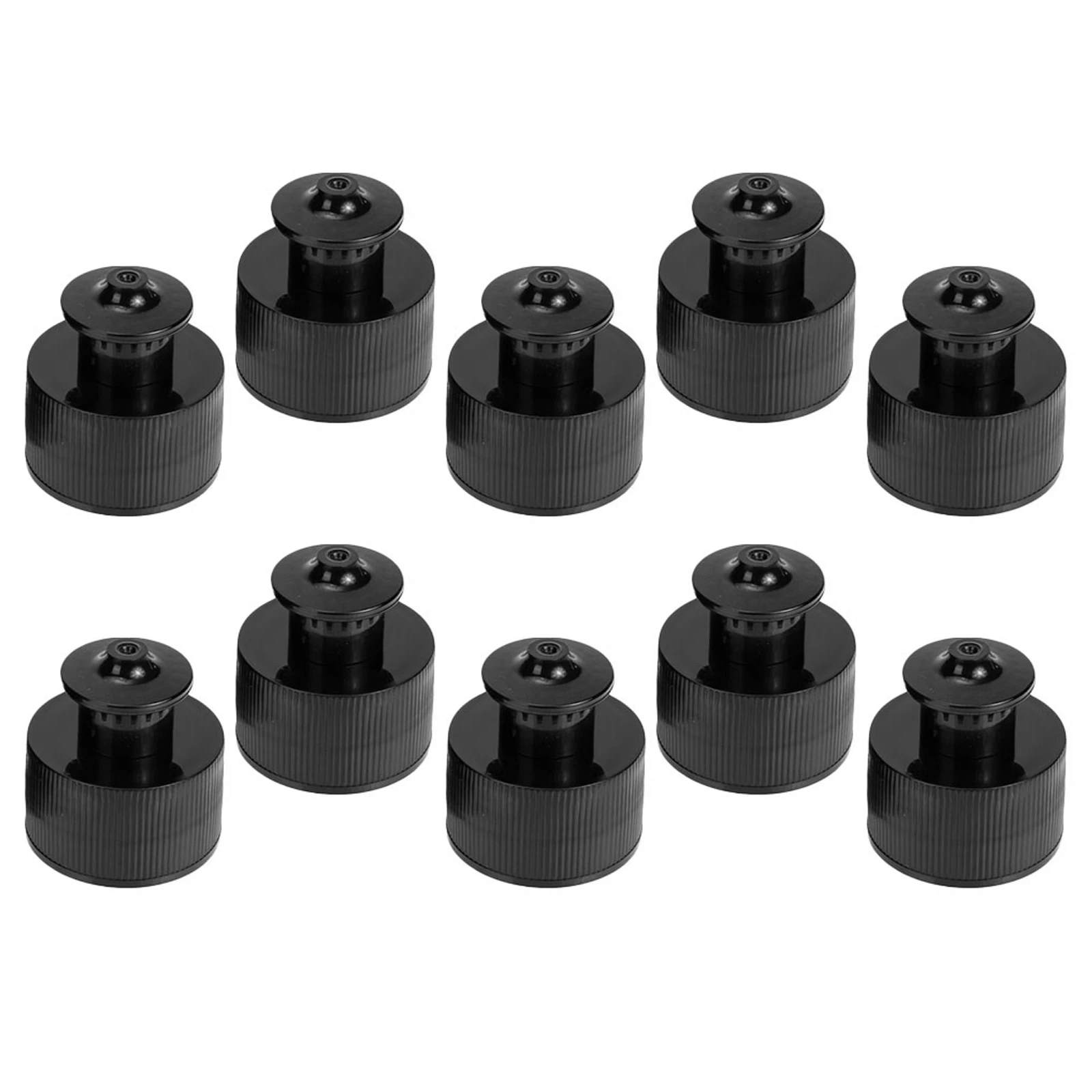 

10pcs Push Pull Bottle Caps Leak-Proof Sports Water Bottle Replacement Lids Reusable Sealing Caps For Portable Outdoor Bottles