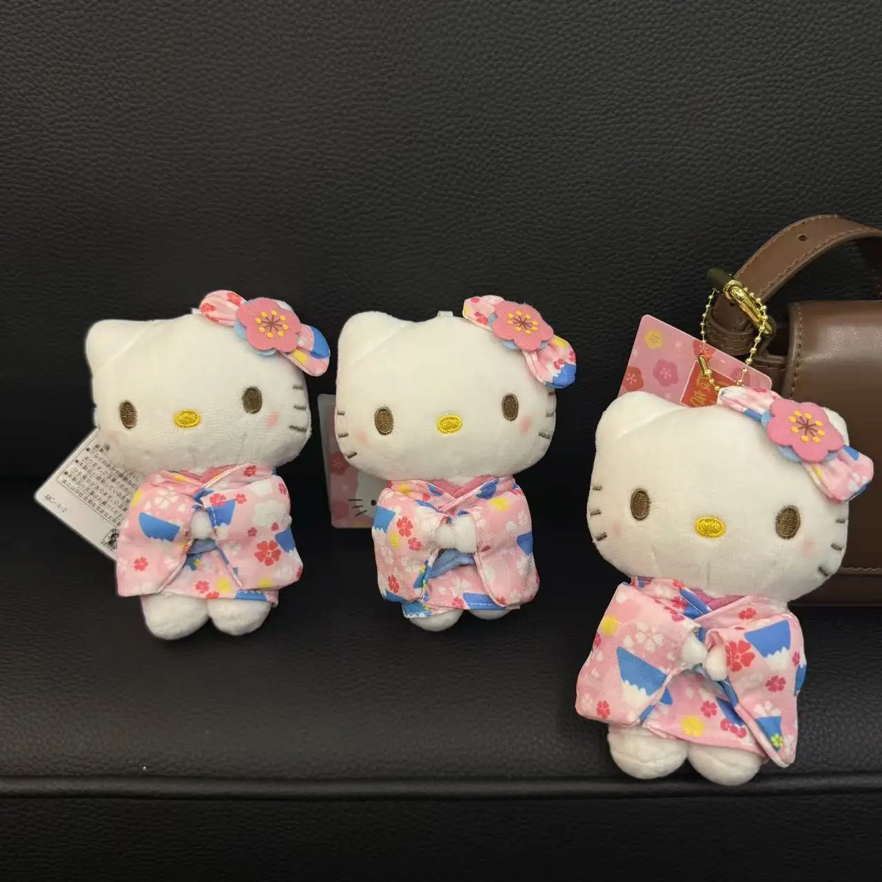 

New Hello Kitty Cute Plush Doll Kimono Dress Up Hello Kitty Bag Pendant Hanging Doll Doll Pendant Keychain DIY Decoration Gift