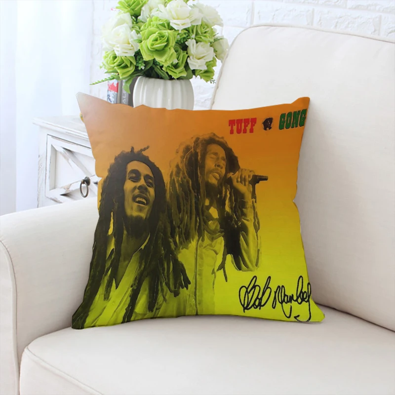 

Z-Ziggy Marley Fan Gifts Cushion Cover 50x50 Bed Pillowcases Pillow Cases 45x45 Cushions Cover for Living Room Cushions Covers