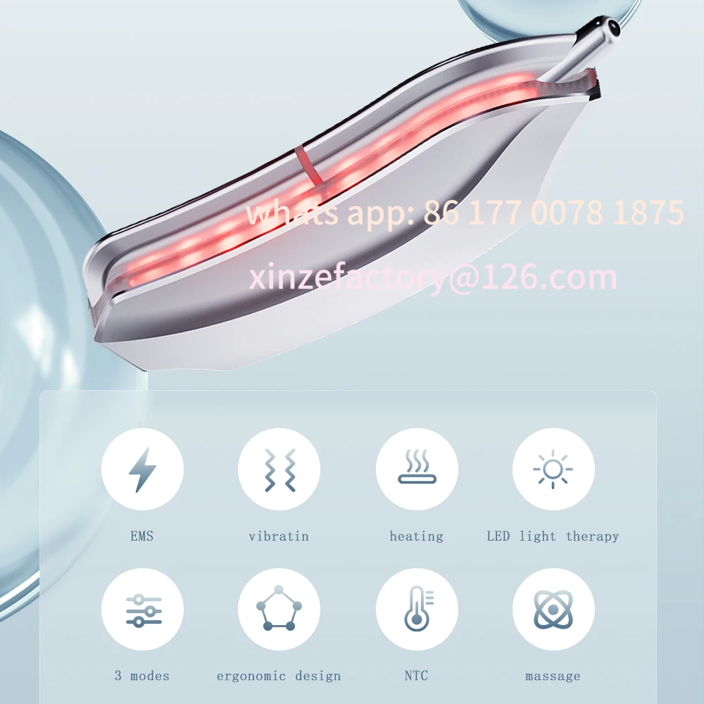 

Customizable Microcurrent Fascia Knife Muscle Relaxation Scraper Heating Vibration Muscle Electric Massager Fascia Scraper Tool