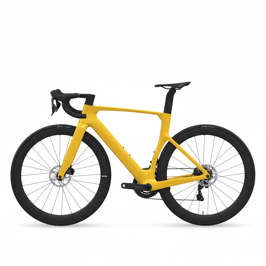 Ultralight Carbon Aero Road Frame, Carbon Fiber Material, Professional Disc Brake Design Road Cycling Bike Accessory view 5