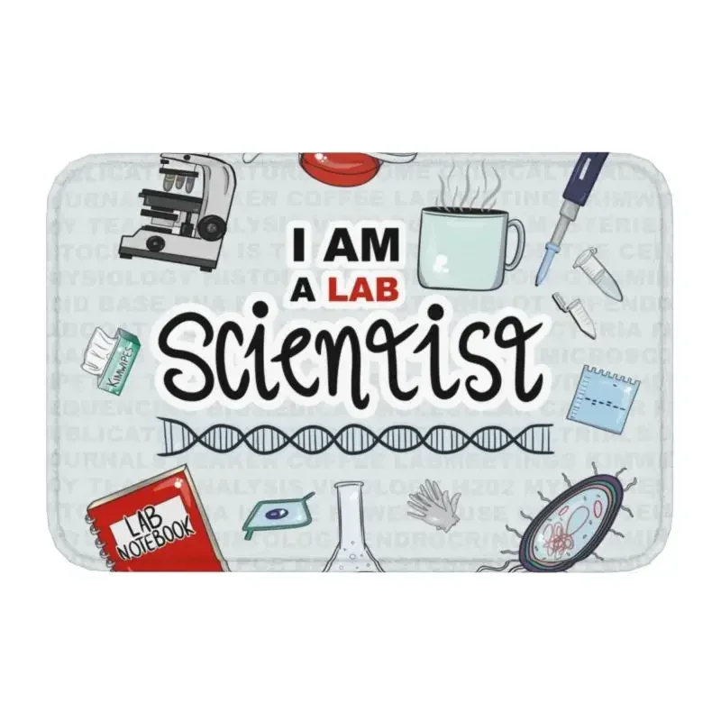 I Am A Scientist Front Door Floor Entrance Mat Outdoor Science Physics Chemistry Biology Bathroom Kitchen Doormat Carpet Rug