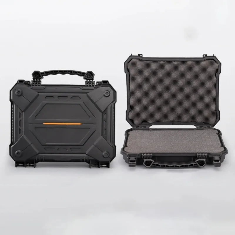 Waterproof hard shell toolbox, multifunctional tool cabinet with lock function, sturdy and durable home maintenance storage box