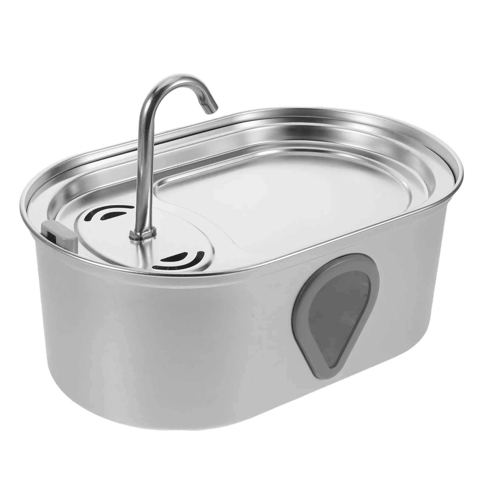 

Quiet Cat Water Dispenser 3.5L Stainless Steel Automatic Pet Water Fountain USB Powered Drinking Fountain for Cats Dogs