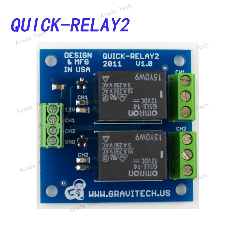 

Avada Tech QUICK-RELAY2 Daughter card and OEM board Quick2 Relay Voltage Current Controller