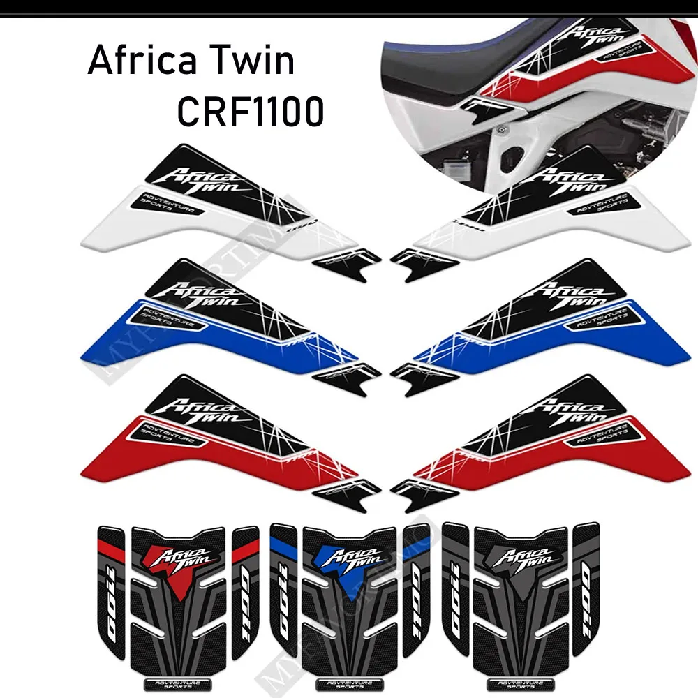 

Tank Pad Africa Twin Protectior Adventure ADV Visor Set Stickers Decal Kit For Honda CRF1100 CRF 1100 L