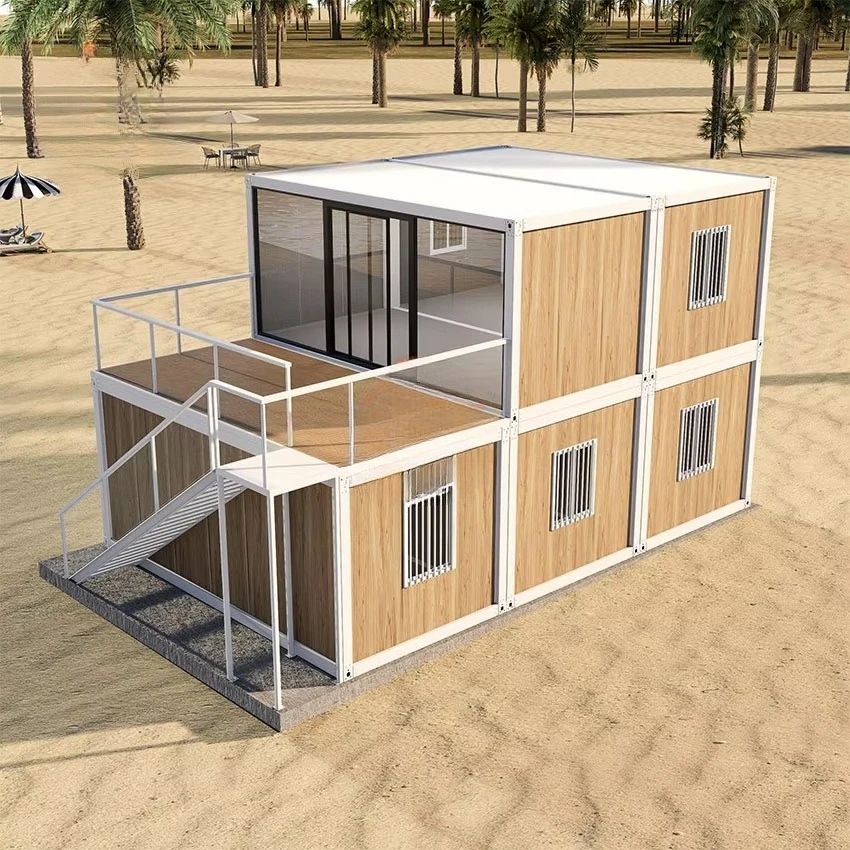 المعيشة الجاهزة 1 2 3 4 غرف نوم مكتب حزمة مسطحة حاوية المنازل المحمولة الجاهزة المنازل اثنين غرفة نوم المرفقة المرحاض