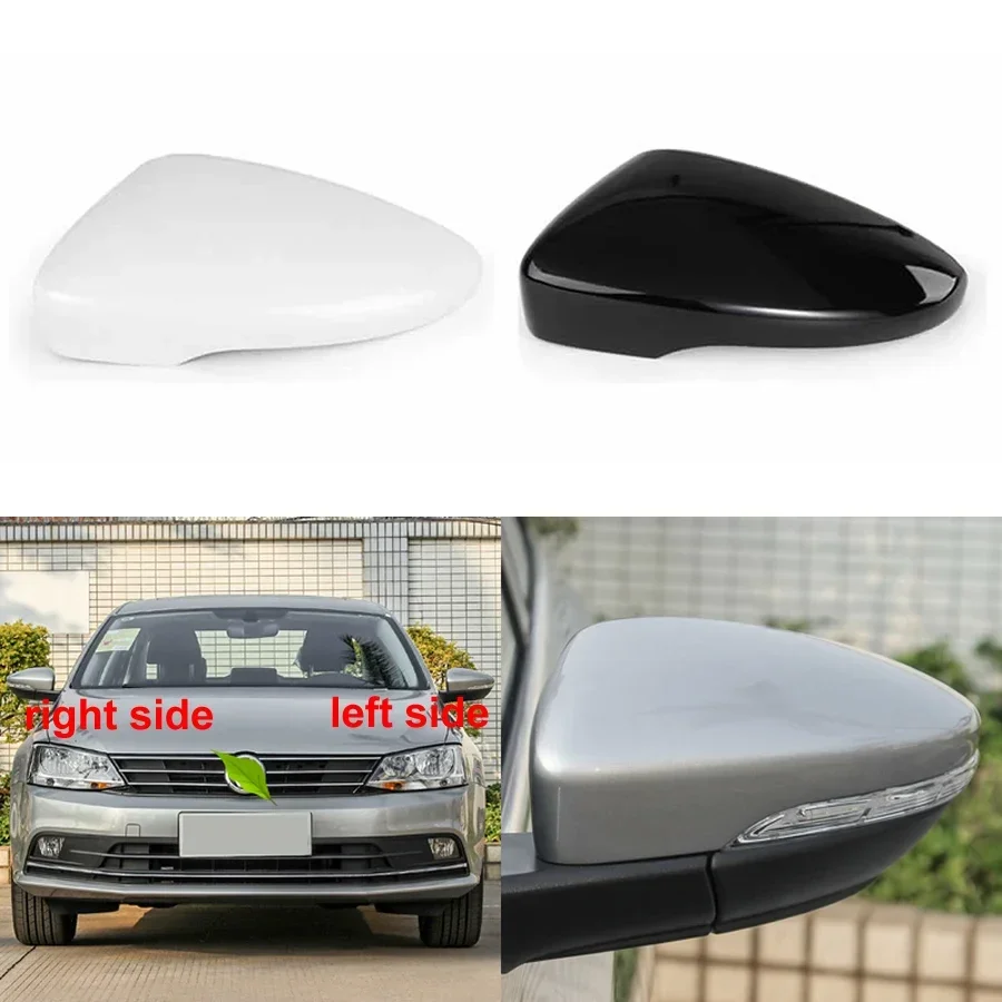 

For VW Jetta (Sagitar) 2012 2013 2014 2015 2016-2018 Car Outside Reverse Mirror Cover Cap Wing Door Side Mirrors Housing Shell